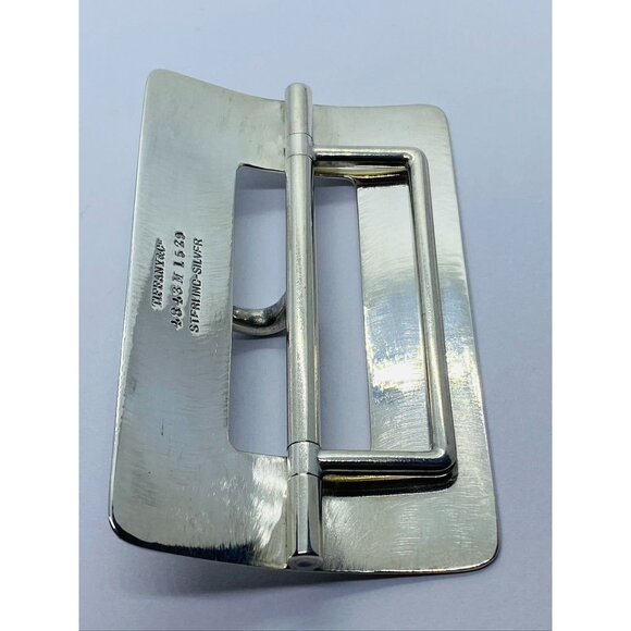 TIFFANY & Co STERLING SILVER HUGE BELT BUCKLE 76x46MM main image 8
